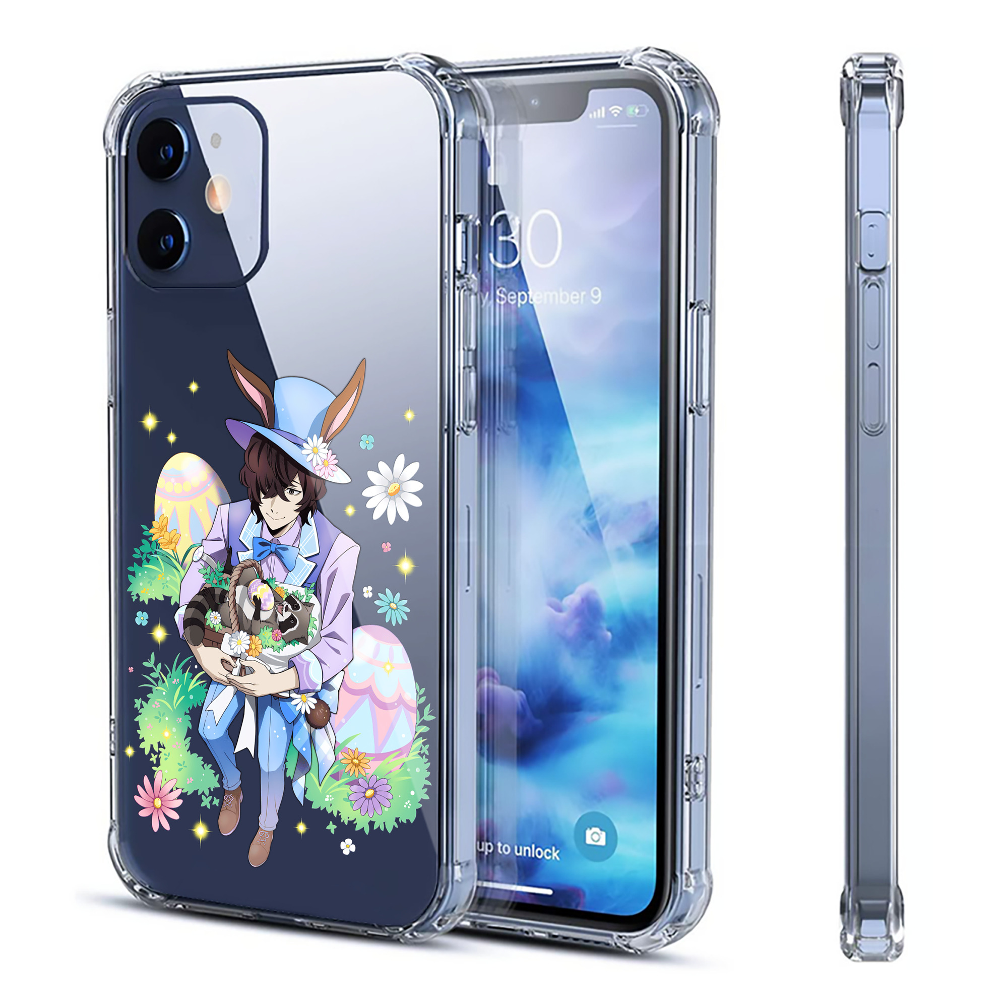 （画像用） 文豪ストレイドッグス Bungo Stray Dogs 【iPhone 12シリーズ対応】透明スマホケース（クリアソフトケース）